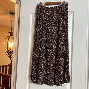 EverNew midi floral skirt